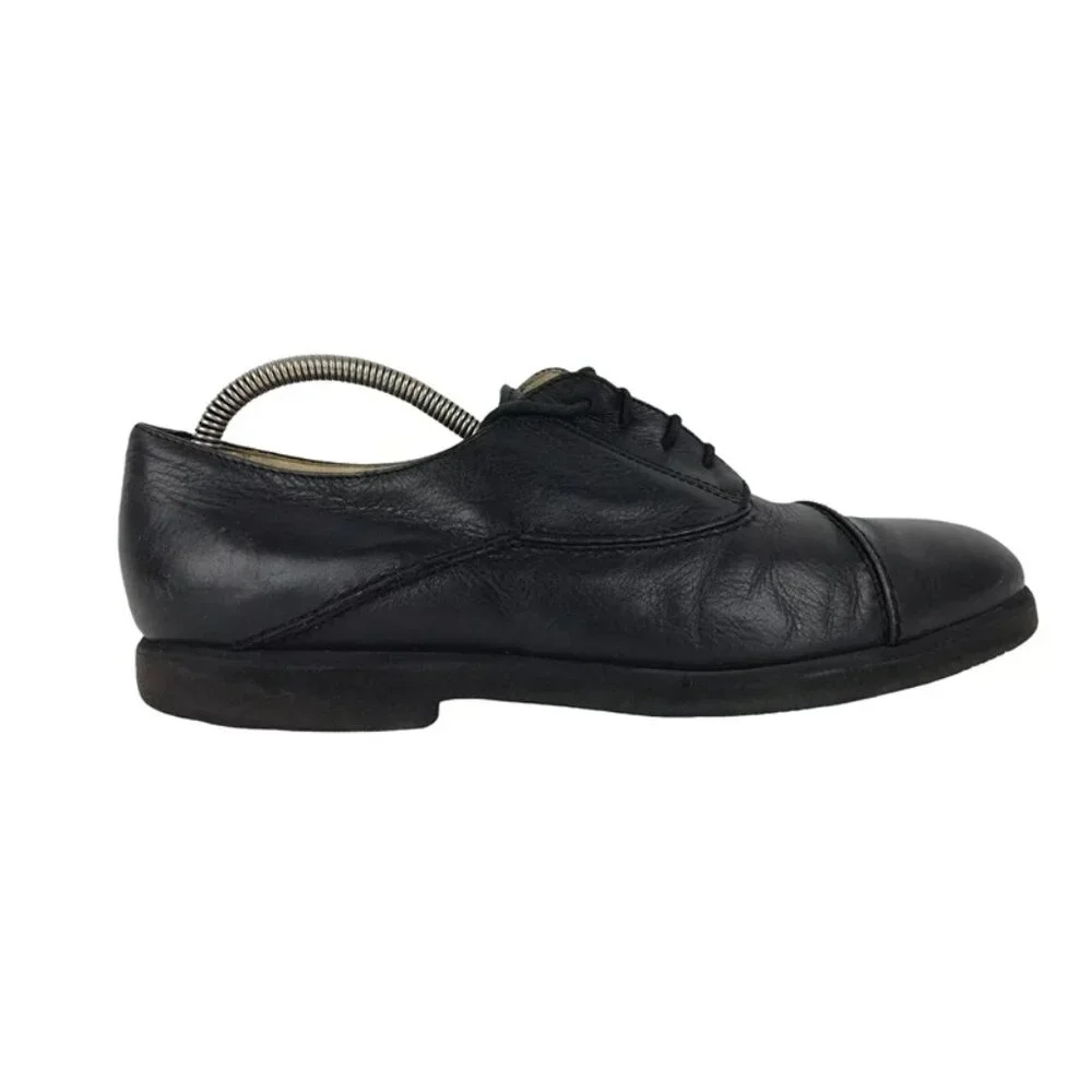 Cable & Co. Mens Black Leather Round Toe Lace‎ Up Derby Dress Shoes Size 9